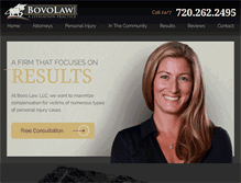 Tablet Screenshot of bovolaw.com